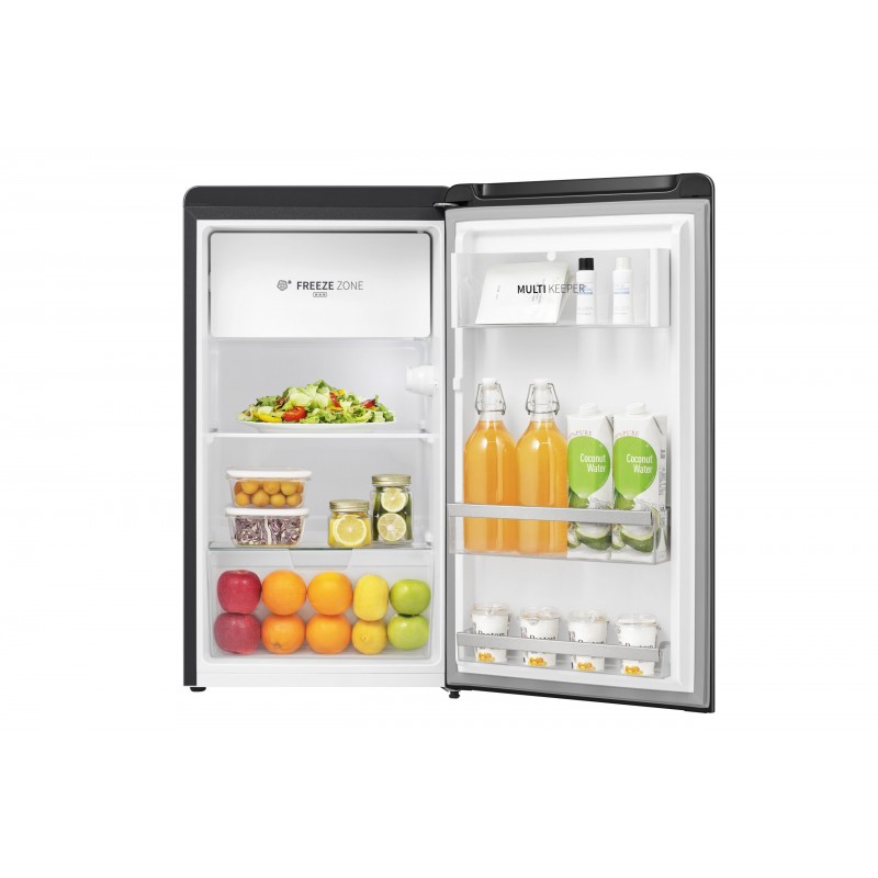 Hisense RR106D4CBE combi-fridge Freestanding 82 L E Black