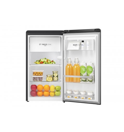 Hisense RR106D4CBE combi-fridge Freestanding 82 L E Black