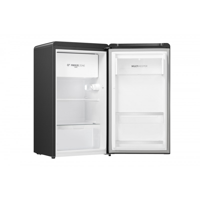 Hisense RR106D4CBE combi-fridge Freestanding 82 L E Black