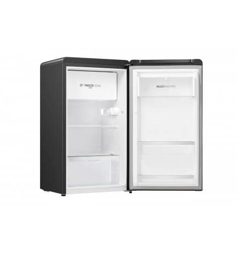 Hisense RR106D4CBE combi-fridge Freestanding 82 L E Black