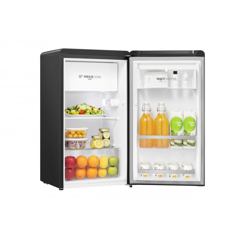 Hisense RR106D4CBE combi-fridge Freestanding 82 L E Black