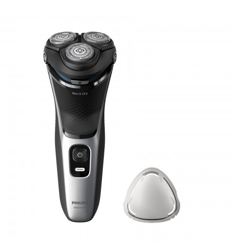 Philips S3143 00 men's shaver Rotation shaver Trimmer Black, Silver