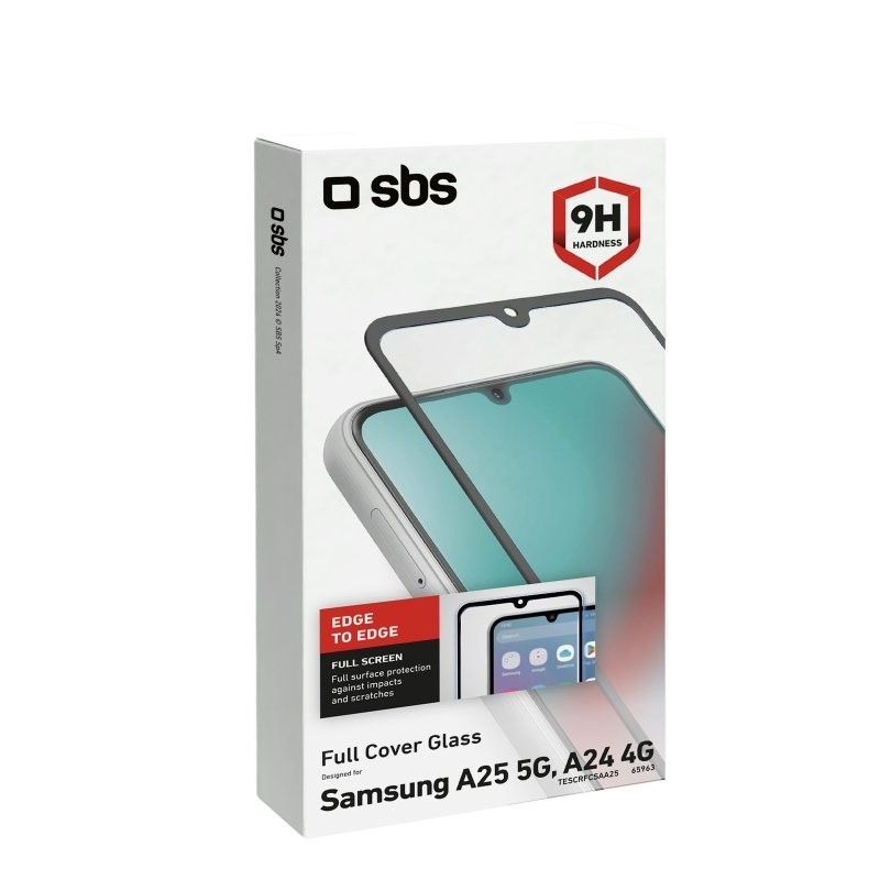 SBS TESCRFCSAA25 écran et protection arrière de téléphones portables Protection d'écran transparent Samsung 1 pièce(s)