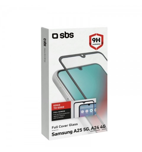 SBS TESCRFCSAA25 écran et protection arrière de téléphones portables Protection d'écran transparent Samsung 1 pièce(s)