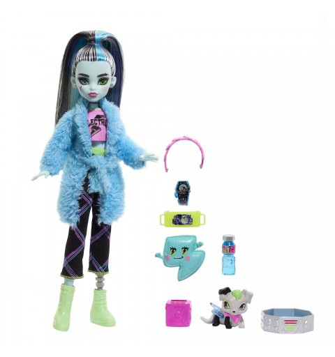 Monster High Creepover Party – Coffret Soirée Pyjama Frankie Stein