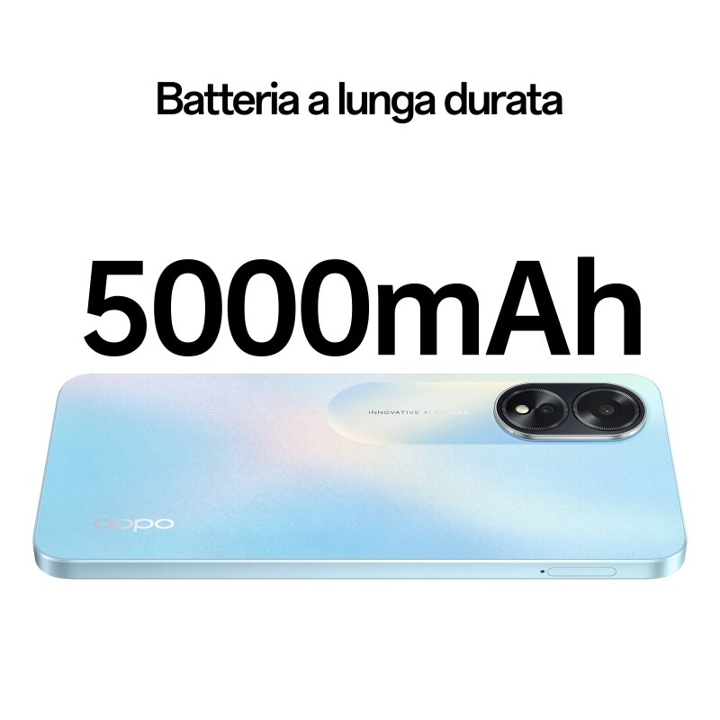 OPPO A18 16,7 cm (6.56") Double SIM Android 13 4G USB Type-C 4 Go 128 Go 5000 mAh Bleu