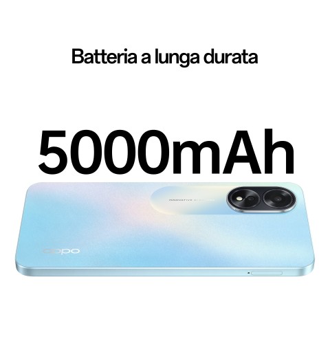 OPPO A18 16,7 cm (6.56") Double SIM Android 13 4G USB Type-C 4 Go 128 Go 5000 mAh Bleu