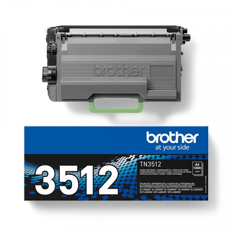 Brother Cartuccia di toner ad alto rendimento originale TN-3512 – Nero