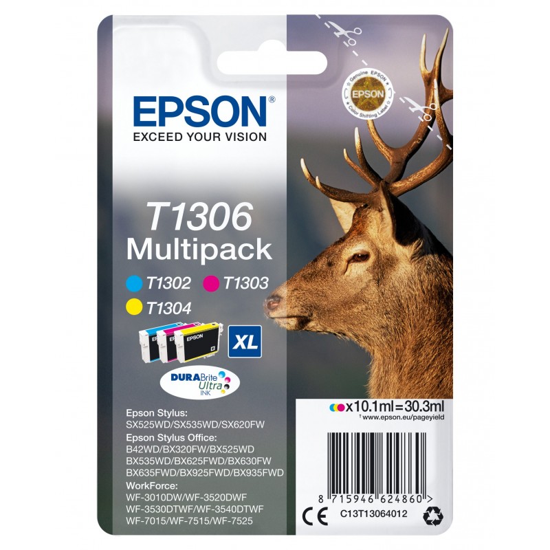 Epson Stag Multipack T1306 3 colores