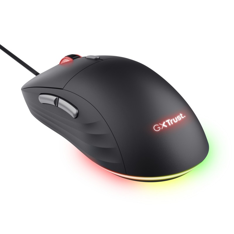 Trust GXT 925 REDEX II mouse Mano destra USB tipo A Laser 10000 DPI