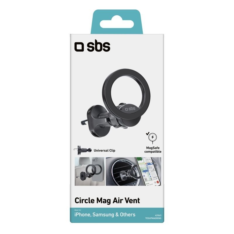 SBS TESUPMAGRING soporte Soporte pasivo Teléfono móvil smartphone Negro