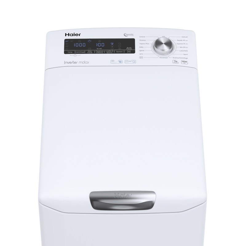 Haier RTXSG47TMC5-11 machine à laver Charge par dessus 7 kg 1400 tr min Blanc