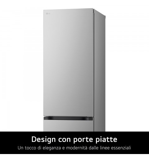 LG GBV7280CPY.APYQEUR réfrigérateur-congélateur Pose libre 387 L C Acier inoxydable