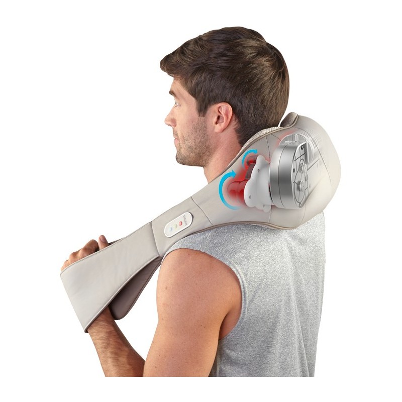 HoMedics Quad Action Massagegerät Hals Nacken Beige