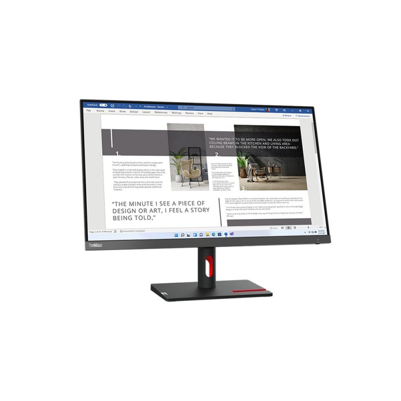 Lenovo ThinkVision S27i-30 LED display 68,6 cm (27") 1920 x 1080 Pixel Full HD Grau