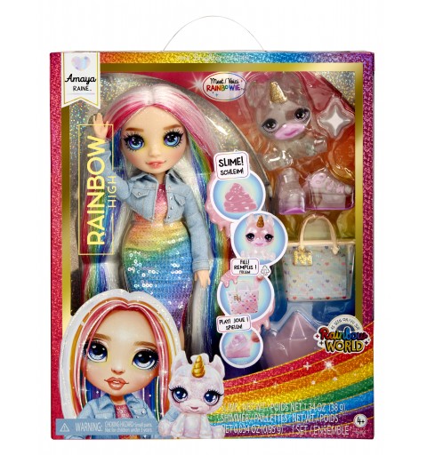 Rainbow High Classic Rainbow Fashion Doll- Amaya (rainbow)