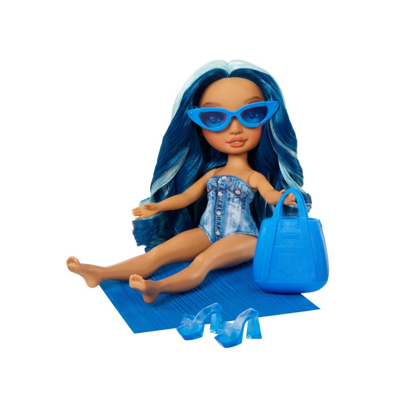 Rainbow High Swim & Style Fashion Doll- Skyler (Blue)