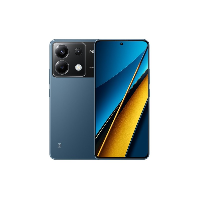 POCO X6 16,9 cm (6.67") Double SIM 5G USB Type-C 8 Go 256 Go 5100 mAh Bleu