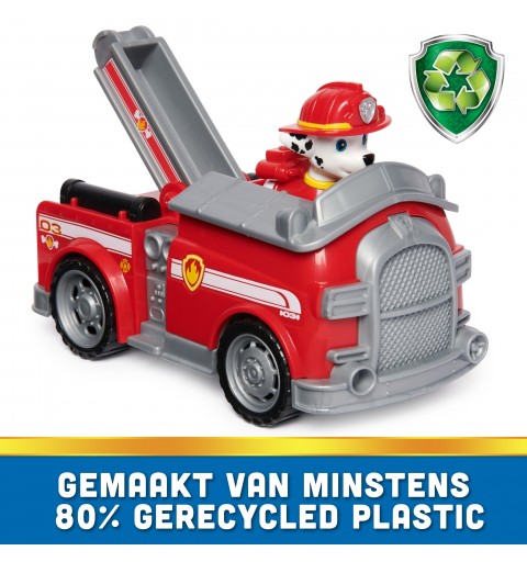 PAW Patrol , Marshall’s Firetruck, Toy Truck with Collectible Action Figure, Sustainably Minded Kids Toys for Boys & Girls Ages