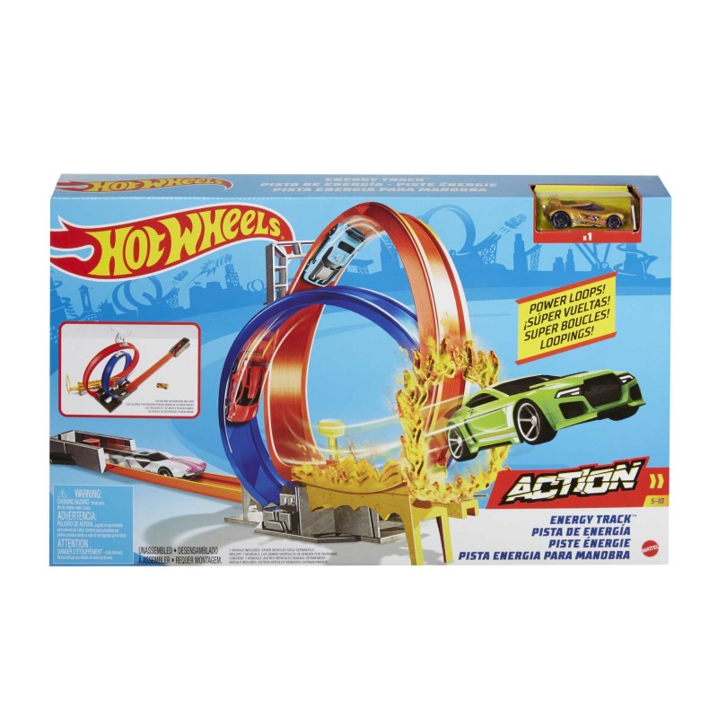 Hot Wheels Action Piste Nergie Coffret Circuit