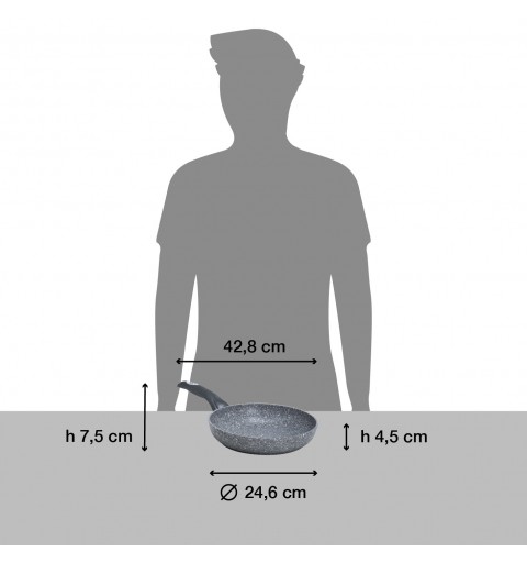 Aeternum AP000147 frying pan All-purpose pan Round