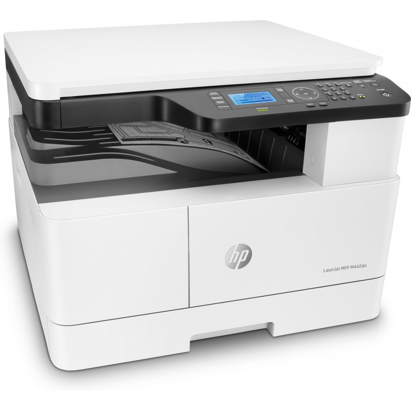 HP LaserJet Imprimante multifonction M442dn, Noir et blanc, Imprimante pour Entreprises, Impression, copie, numérisation