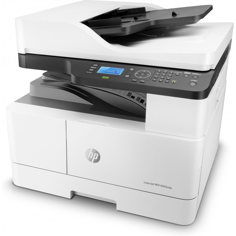 HP LaserJet Imprimante multifonction M443nda, Noir et blanc, Imprimante pour Entreprises, Impression, copie, numérisation