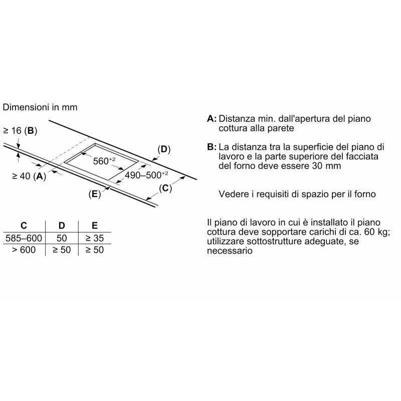 Bosch Serie 6 PVS645HB1E piano cottura Nero Da incasso 60 cm Piano cottura a induzione 4 Fornello(i)