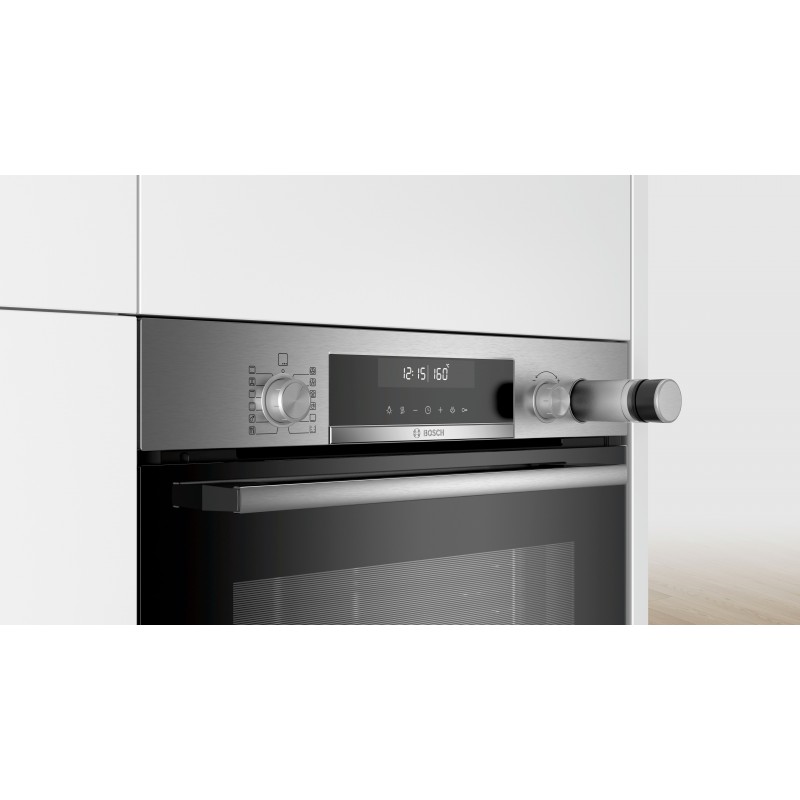 Bosch Serie 6 HRG5180S0 Backofen 71 l 3600 W A Schwarz, Edelstahl