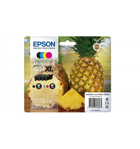 Epson 604XL ink cartridge 4 pc(s) Original High (XL) Yield Black, Cyan, Magenta, Yellow