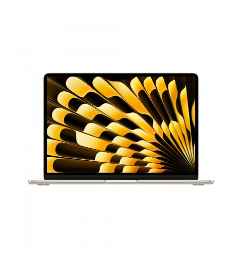 Apple MacBook Air Portátil 34,5 cm (13.6") Apple M M3 8 GB 256 GB SSD Wi-Fi 6E (802.11ax) macOS Sonoma Blanco