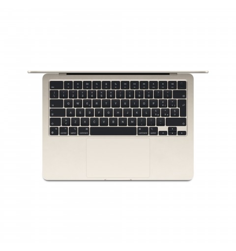 Apple MacBook Air Laptop 34,5 cm (13.6") Apple M M3 8 GB 256 GB SSD Wi-Fi 6E (802.11ax) macOS Sonoma Weiß