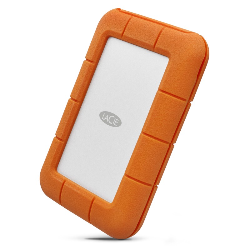 LaCie Rugged USB-C Externe Festplatte 5 TB Grau, Gelb