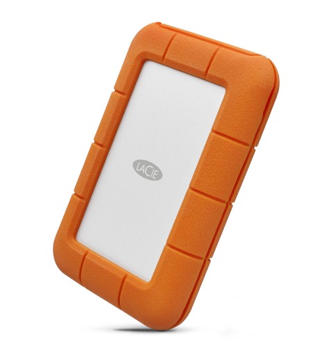 LaCie Rugged USB-C external hard drive 5 TB Grey, Yellow