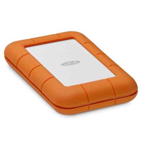 LaCie Rugged USB-C external hard drive 5 TB Grey, Yellow