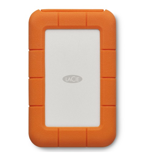 LaCie Rugged USB-C external hard drive 5 TB Grey, Yellow