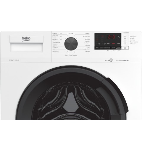 Beko WTX91482AI-IT lavatrice Caricamento frontale 9 kg 1400 Giri min Bianco