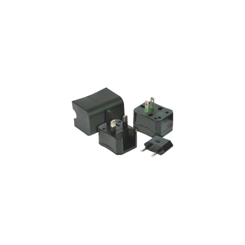 FANTON 87881 Netzstecker-Adapter Universal Schwarz