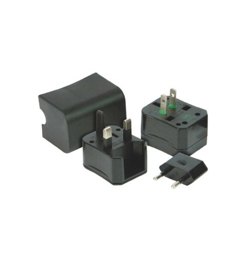 FANTON 87881 Netzstecker-Adapter Universal Schwarz