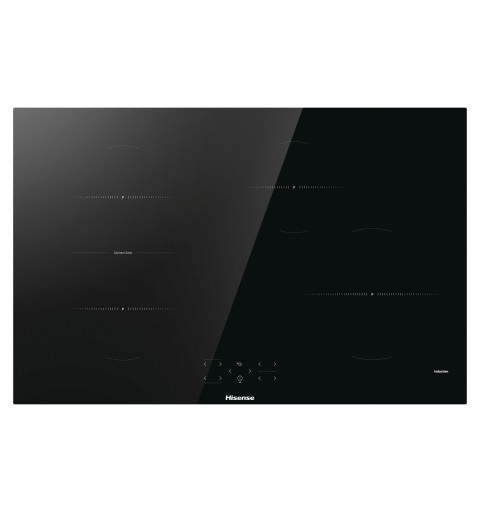 Hisense HI8421BSC hobs Negro Integrado 80 cm Con placa de inducción 4 zona(s)