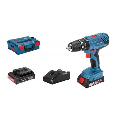 Bosch GSB 18V-21 PROFESSIONAL 1800 RPM Ohne Schlüssel 1,2 kg Schwarz, Blau, Rot