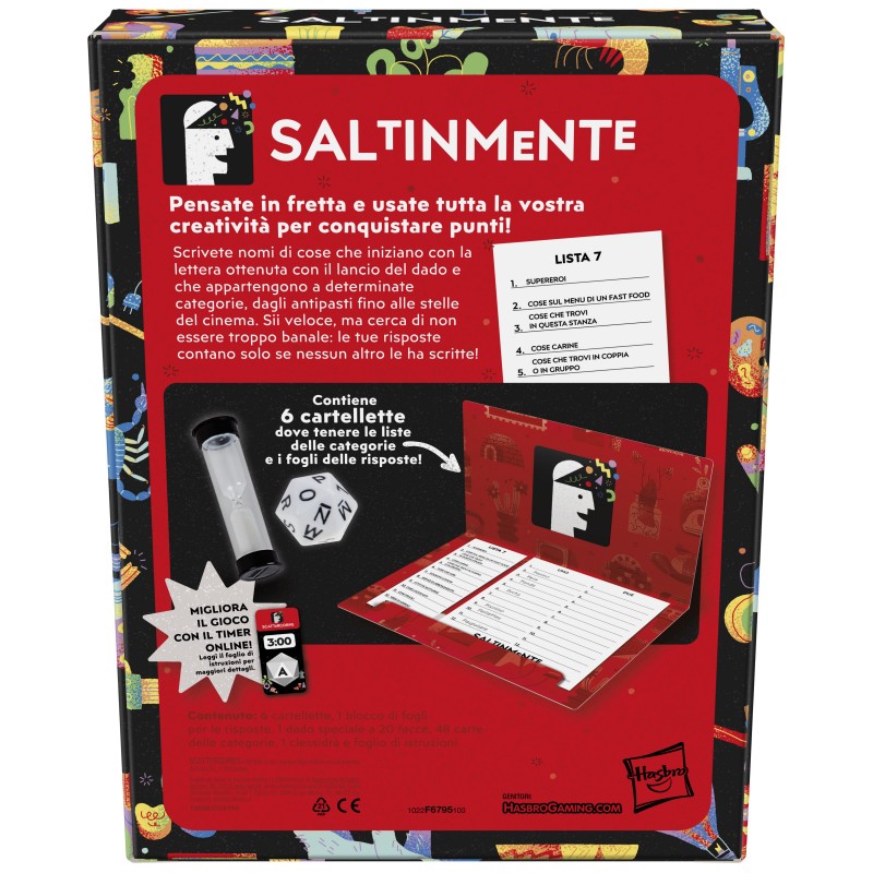 Hasbro Gaming Classic Scattergories Brettspiel Party