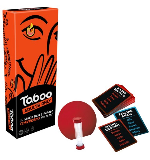 Hasbro Gaming Taboo Adults Only 20 min Juego De Cartas Partido