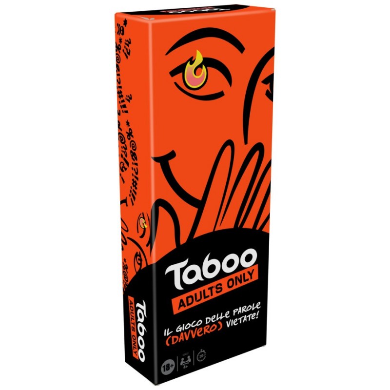 Hasbro Gaming Taboo Adults Only 20 min Juego De Cartas Partido