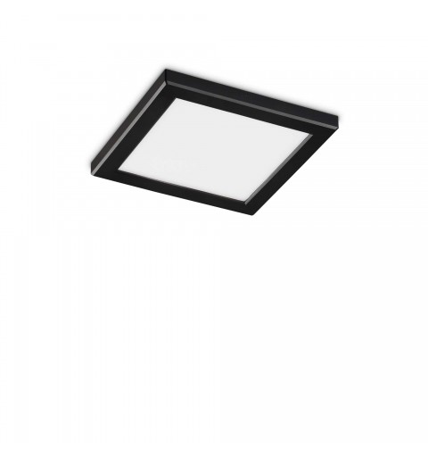 Ideal Lux AURA PL SQUARE 3000K NERO Mod. 290812 Lampada Da Soffitto 1 Luce