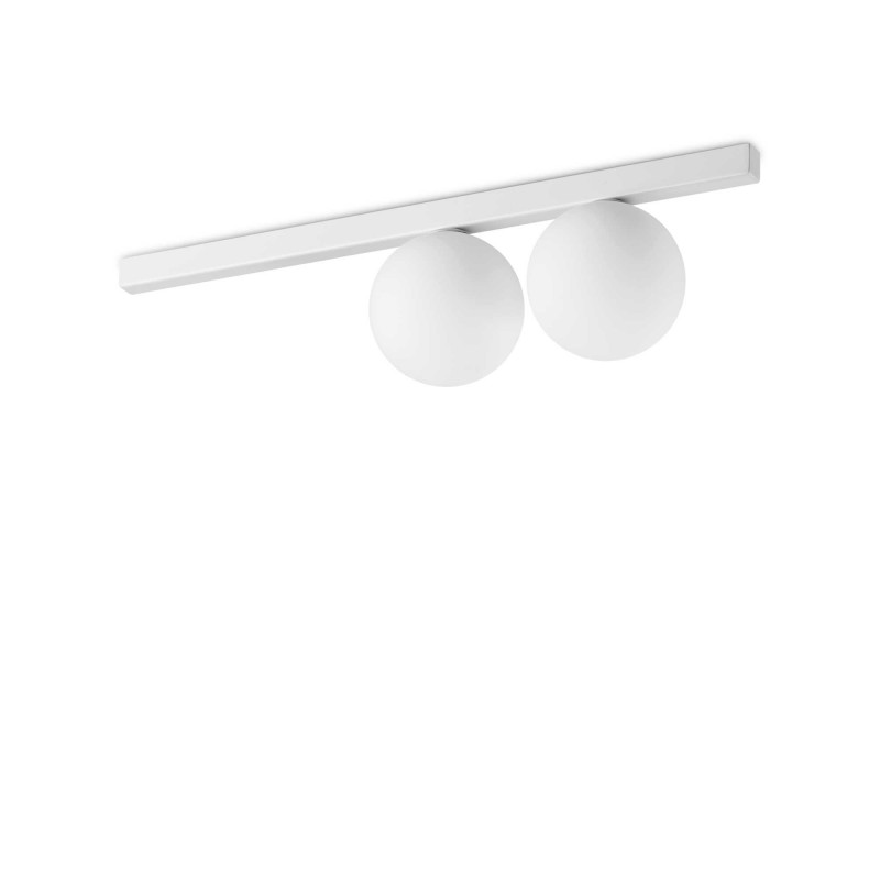 Ideal Lux BINOMIO PL2 BIANCO Mod. 328430 Lampada Da Soffitto 2 Luci