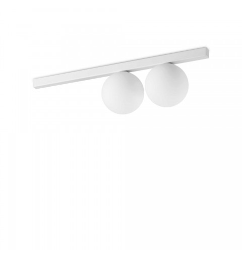 Ideal Lux BINOMIO PL2 BIANCO Mod. 328430 Lampada Da Soffitto 2 Luci