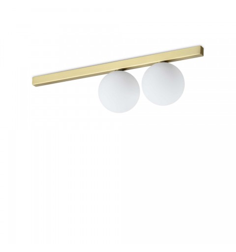 Ideal Lux BINOMIO PL2 OTTONE Mod. 328447 Lampada Da Soffitto 2 Luci