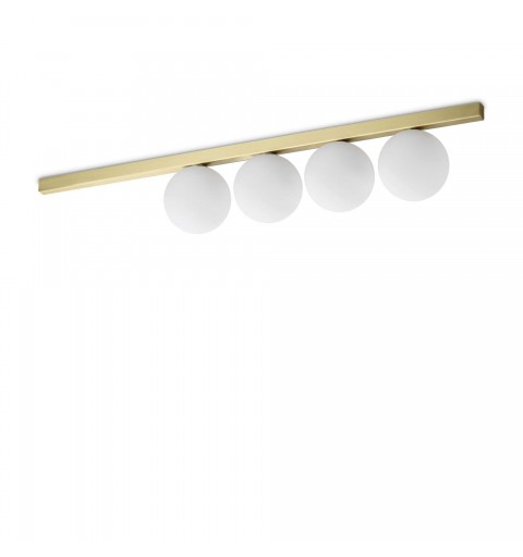 Ideal Lux BINOMIO PL4 OTTONE Mod. 328461 Lampada Da Soffitto 4 Luci