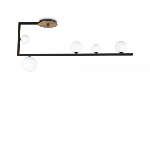 Ideal Lux BIRDS PL5 Mod. 273631 Lampada Da Soffitto 5 Luci